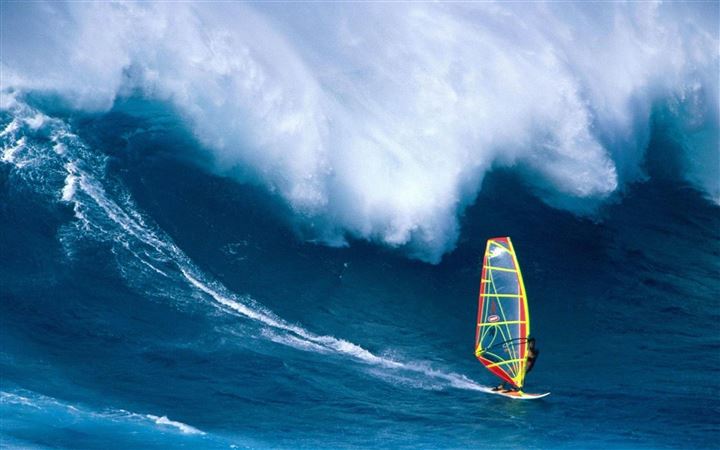 Hawaiian Surfing All Mac wallpaper