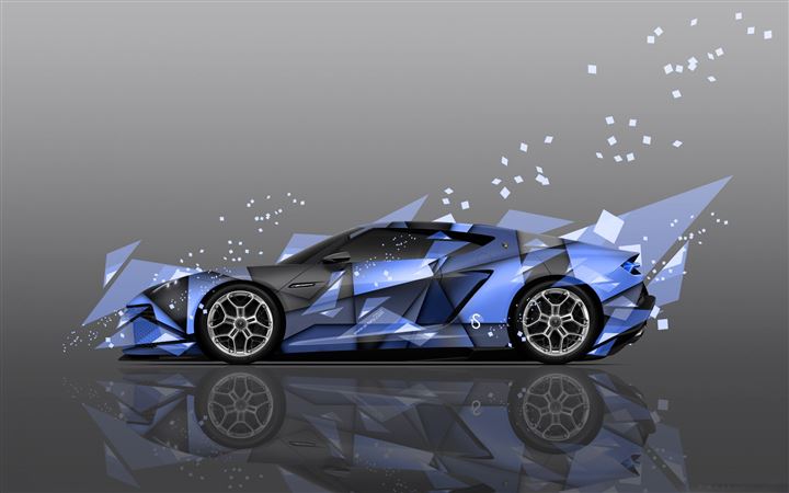 Lamborghini Asterion Side Abstract All Mac wallpaper