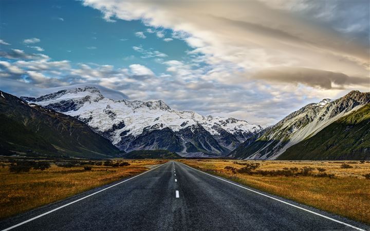 Road To Mount Cook All Mac wallpaper