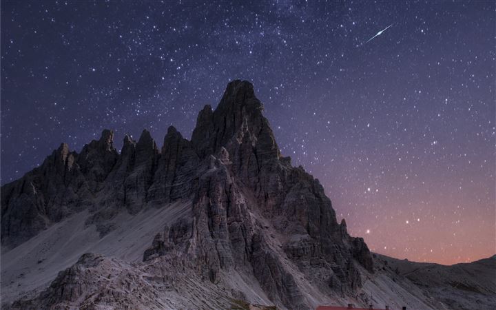 Stardust Over Dolomites All Mac wallpaper