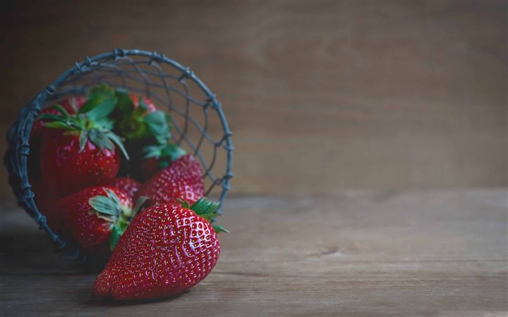 Strawberry Basket All Mac wallpaper