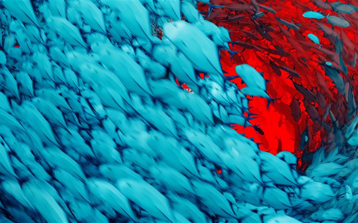 blue red texture abstract 5k All Mac wallpaper