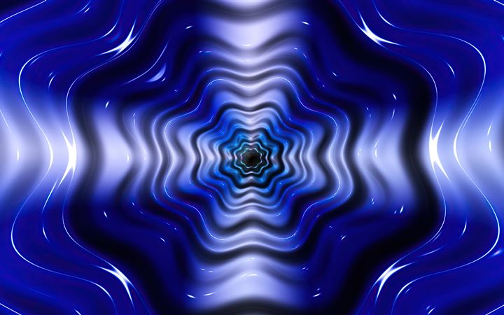 blue tunnel abstract 5k All Mac wallpaper