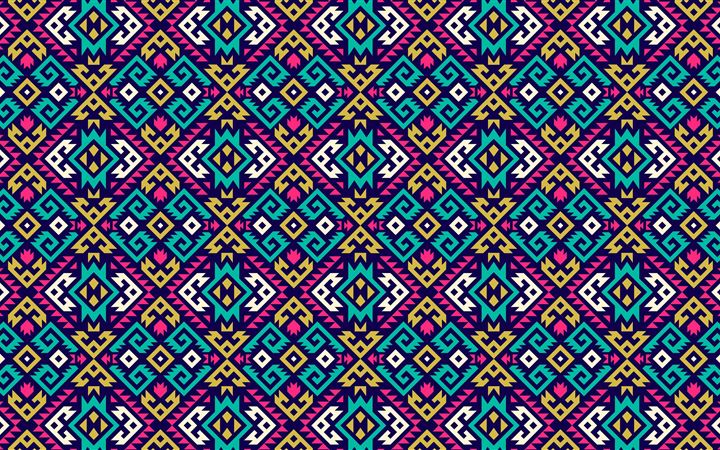colorful tribal abstract 5k All Mac wallpaper