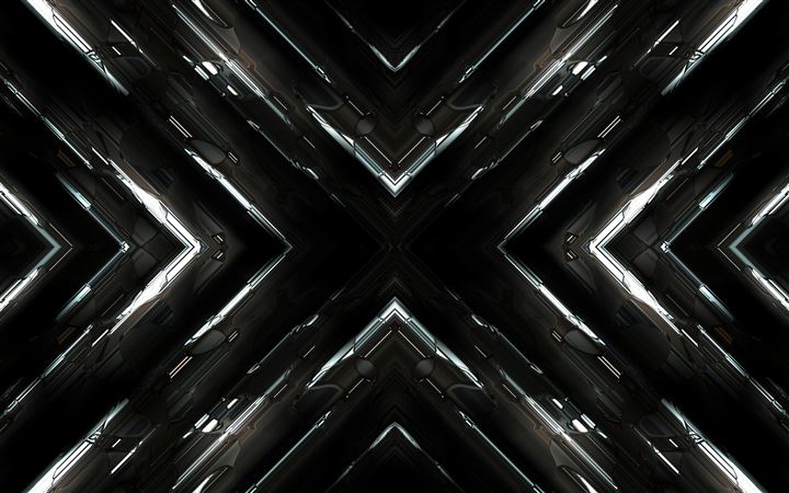 metal symmetry fractal All Mac wallpaper