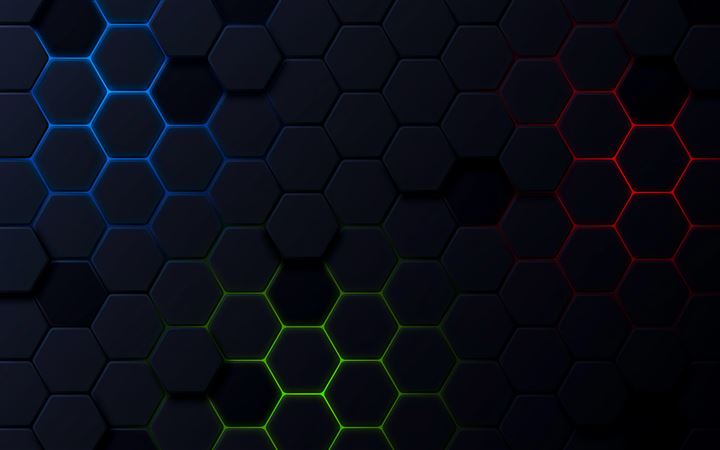 polygon shapes dark 5k All Mac wallpaper