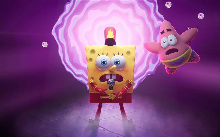 spongebob squarepants the cosmic shake 2 2021 5k All Mac wallpaper