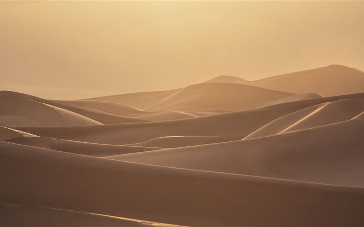 sun over the sand dunes All Mac wallpaper