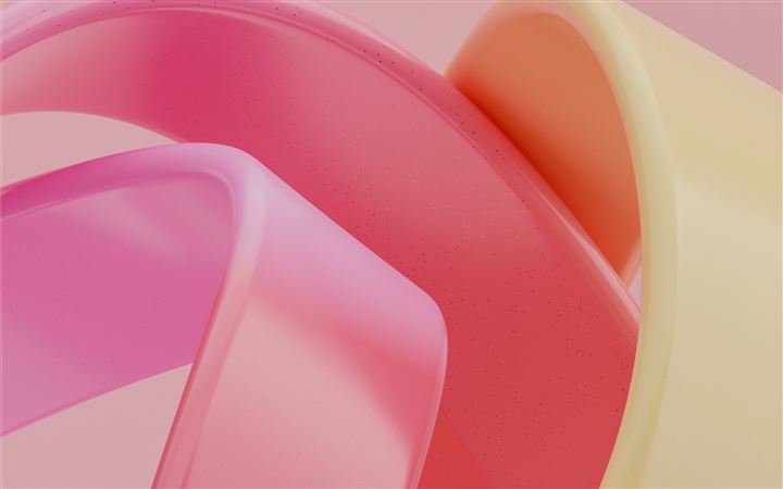 A close up of a pink and yellow object All Mac wallpaper