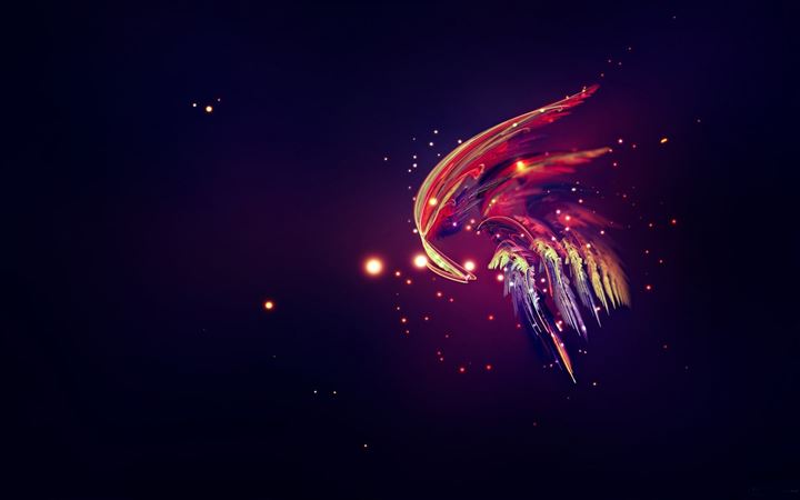 Abstract Feathers All Mac wallpaper