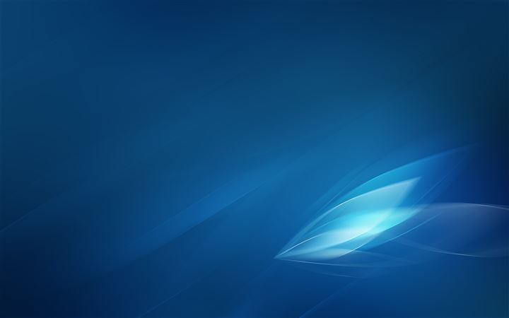 Abstract blue leaf All Mac wallpaper