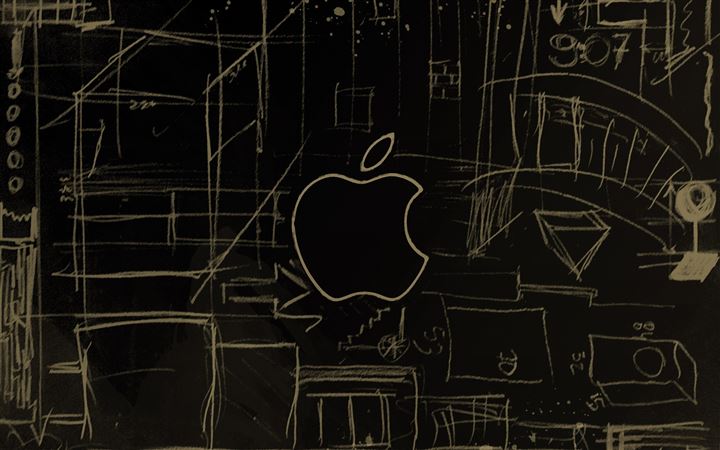 Apple Logo Sketch All Mac wallpaper