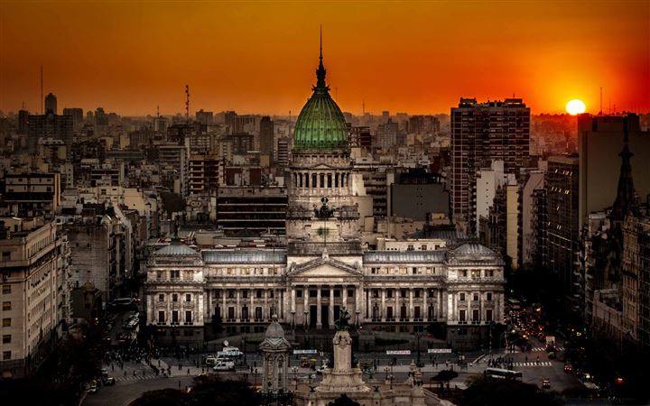 Argentina National Congress Palace MacBook Air wallpaper