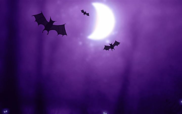 Bats Halloween All Mac wallpaper