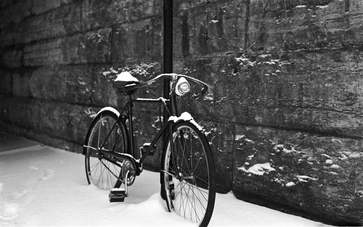 Bicycle Black And White All Mac wallpaper