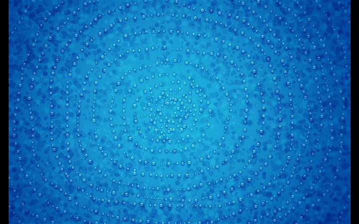 Blue water drops All Mac wallpaper