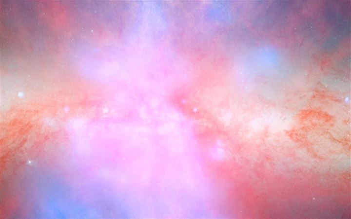 Blush Pink Nebula All Mac wallpaper