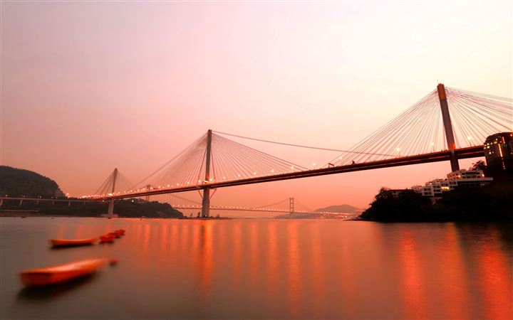 Bridge In Hongkong All Mac wallpaper