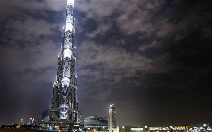 Burj Khalifa At Night All Mac wallpaper