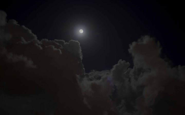 Clouds And The Moon All Mac wallpaper