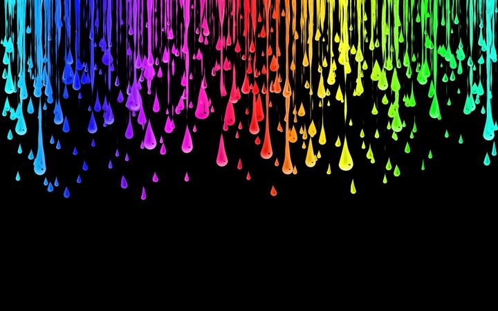 Colored Drops All Mac wallpaper