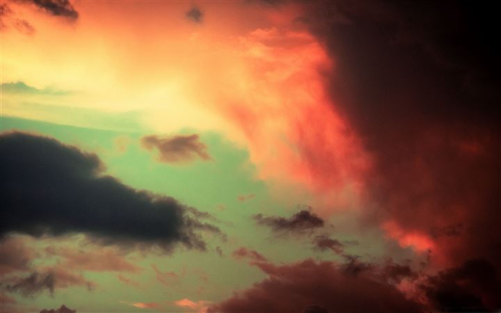 Colorful Clouds All Mac wallpaper