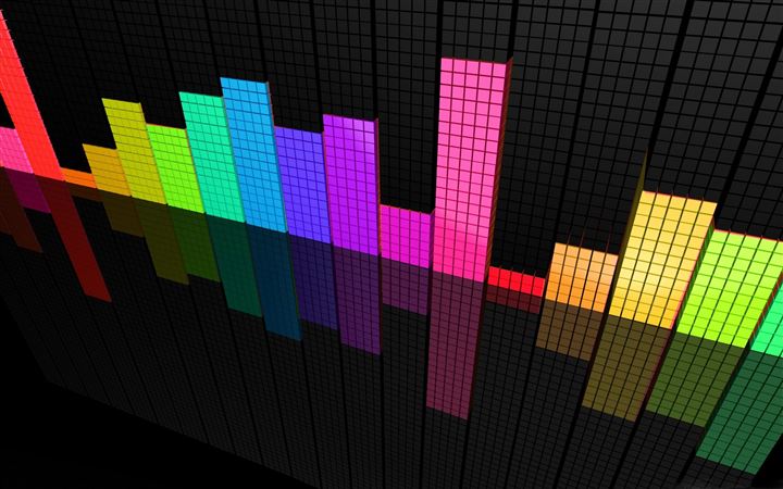 Colorful Equalizer All Mac wallpaper