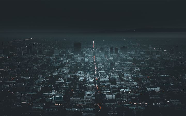 Darkness in Los Angeles All Mac wallpaper