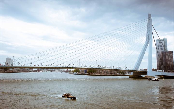 Erasmus Bridge Rotterdam Netherlands All Mac wallpaper