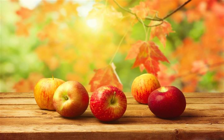 Fall Apples All Mac wallpaper