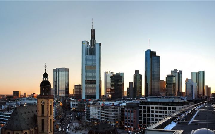 Frankfurt Skyscrapers All Mac wallpaper