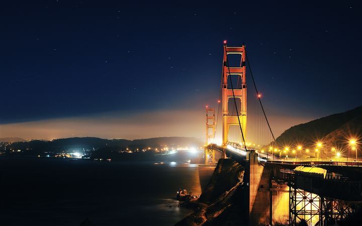 Golden Gate At Night 2 All Mac wallpaper