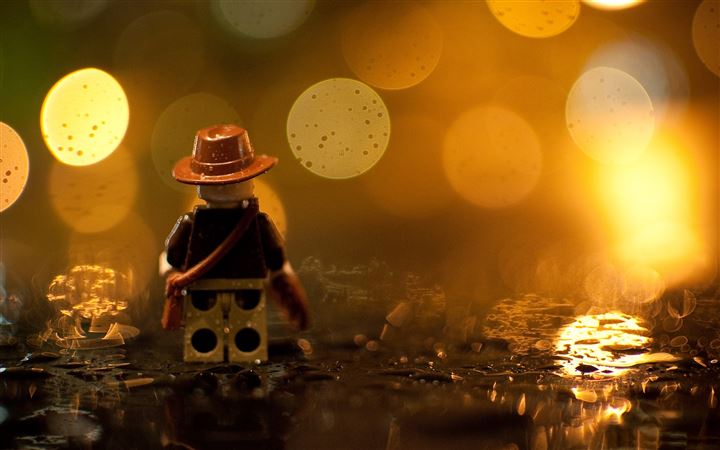 Indiana Jones Lego In The Rain All Mac wallpaper