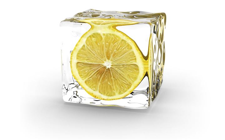 Lemon in ice All Mac wallpaper