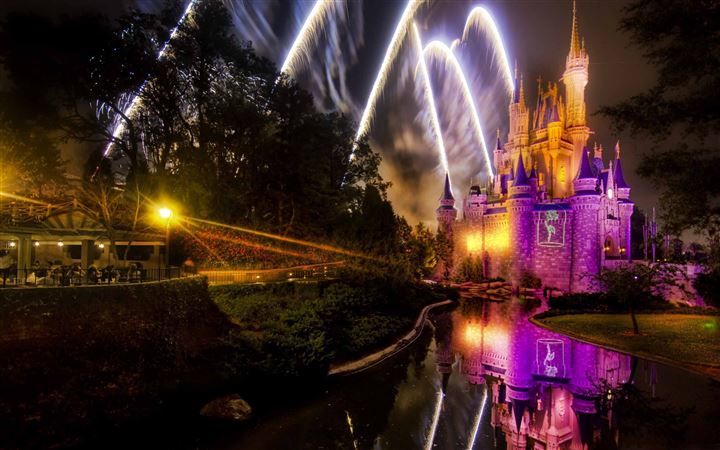 Magical Disney Fireworks Show All Mac wallpaper