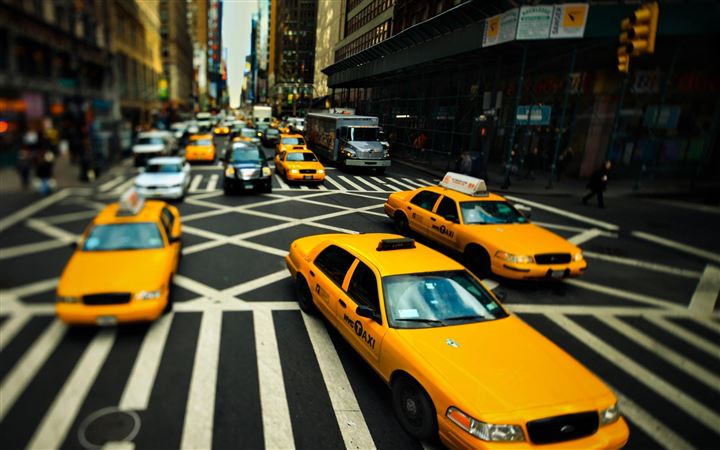New York Cabs All Mac wallpaper