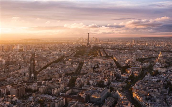 Paris Panoramic View MacBook Air wallpaper