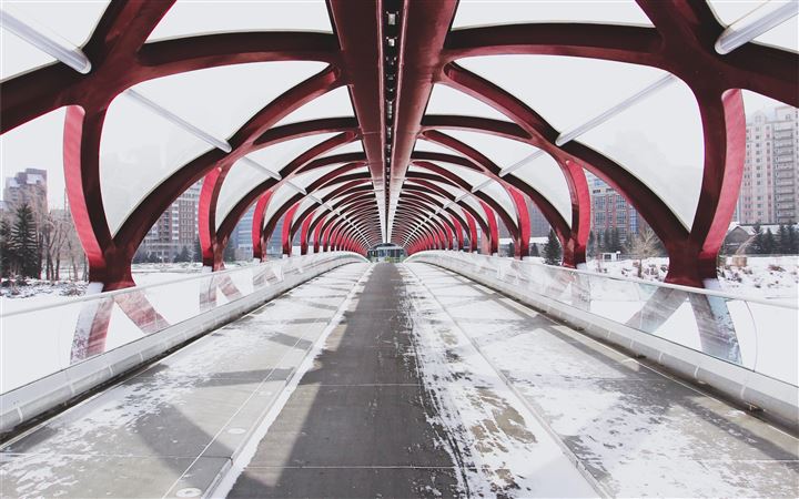 Peace Bridge, Calgary, Ca... All Mac wallpaper