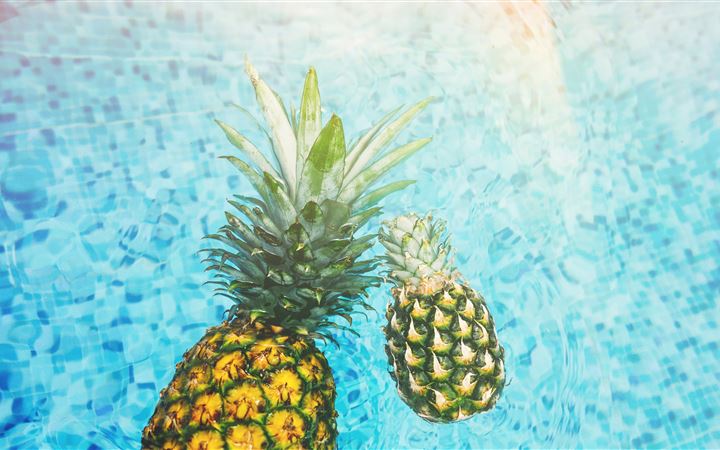 Pineapples in the Pool All Mac wallpaper