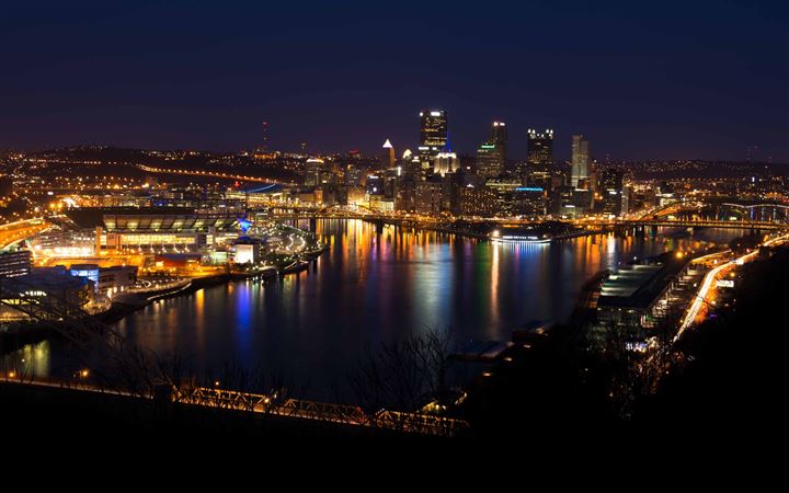 Pittsburgh Skyline All Mac wallpaper