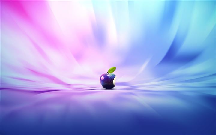 Purple Apple All Mac wallpaper