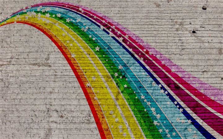Rainbow Graffiti All Mac wallpaper