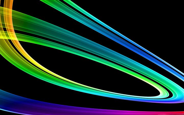 Rainbow Lines All Mac wallpaper