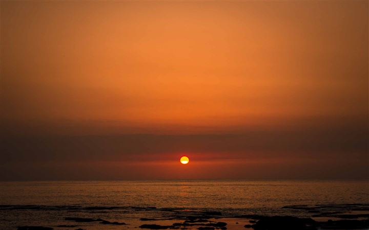 Red Sunset All Mac wallpaper