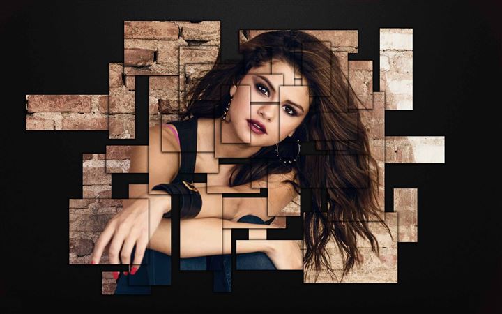 Selena Gomez Abstract All Mac wallpaper