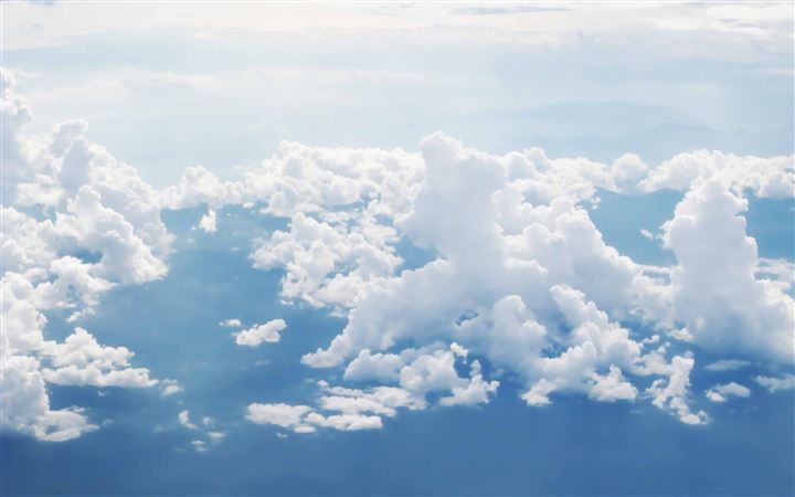Sky And Clouds Aerial Photography All Mac wallpaper