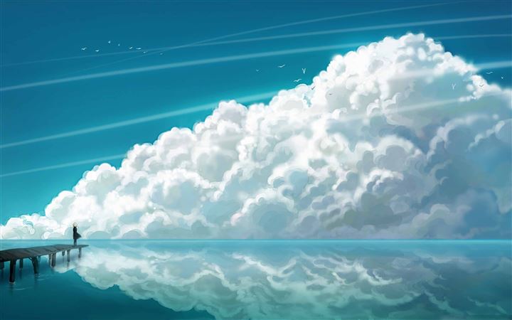 Sky Clouds MacBook Air wallpaper