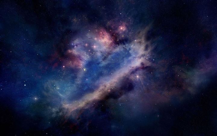 Space Dark Universe All Mac wallpaper