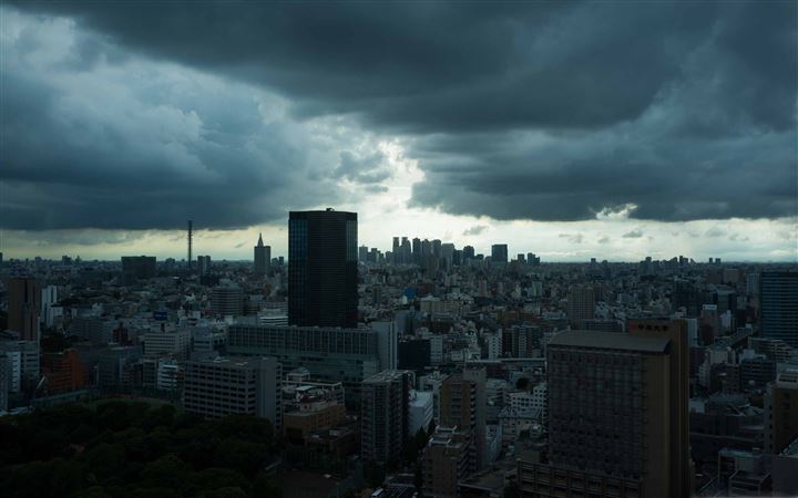 Storm Clouds In Tokyo All Mac wallpaper