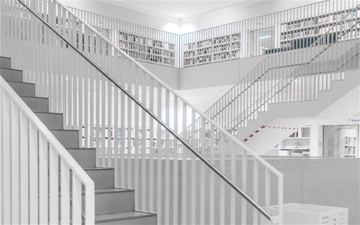Stuttgart libary – stair... All Mac wallpaper